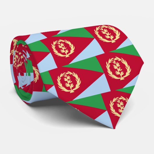 Eritrea-Qualitäts-Flagge Krawatte (Gerollt)