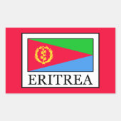 Eritrea Rechteckiger Aufkleber (Vorderseite)
