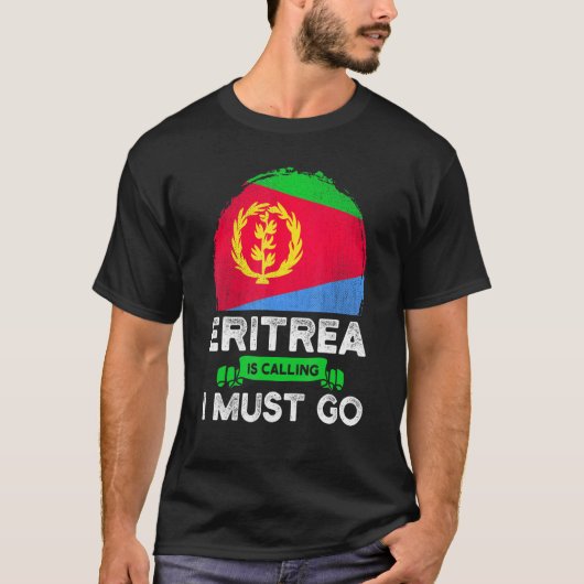 Eritrea ruft dazu auf, dass ich die eritreische Fl T-Shirt (Vorderseite)