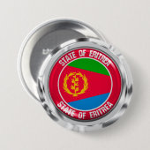 Eritrea-RundEmblem Button (Vorne & Hinten)