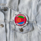 Eritrea-RundEmblem Button (Beispiel)