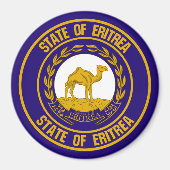 Eritrea-RundEmblem Magnet (Vorne)