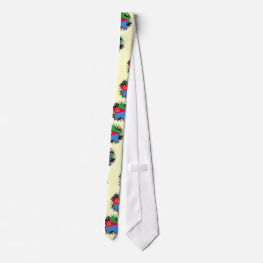 Eritrea-Stern Krawatte (Rückseite)