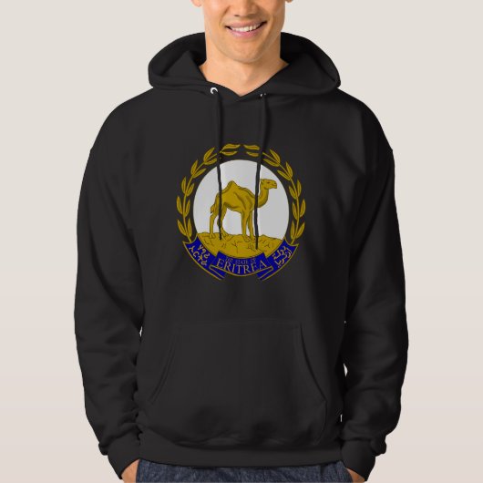 Eritrea-Wappen ER Hoodie (Vorderseite)