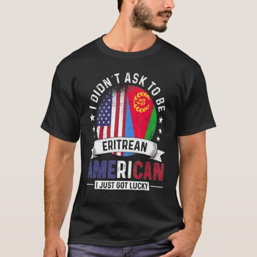 Eritrean American Countries Flags Pride Eritrea Fl T-Shirt (Vorderseite)
