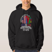 Eritrean American We know Places where Eritrea Fla Hoodie (Vorderseite)