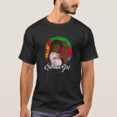 Eritrean Flag Eritrea Eritrean Girl T-Shirt (Vorderseite)