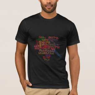 Eritrean Martyrs G11 ernennt Weltwolke T-Shirt