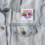 Eritreische Amerikaner für Obama Button (Beispiel)