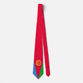 Eritreische Flagge (Eritrea) Krawatte (Vorderseite)