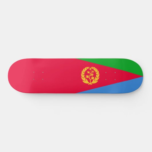 Eritreische Flagge (Eritrea) Skateboard (Horizontal)