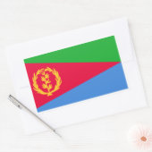 Eritreische Flagge, Flagge Eritreas Rechteckiger Aufkleber (Umschlag)