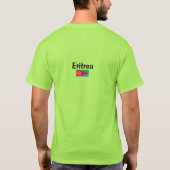 Eritreische Flagge, Flagge Eritreas T-Shirt (Rückseite)