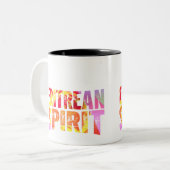 Eritreischer Geist Zweifarbige Tasse (Vorderseite Links)