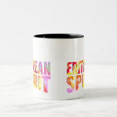 Eritreischer Geist Zweifarbige Tasse (Mittel)