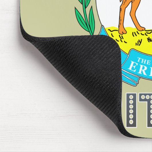 Eritreisches Emblem Mousepad (Ecke)