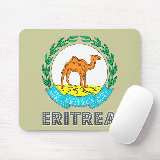 Eritreisches Emblem Mousepad (Mit Mouse)