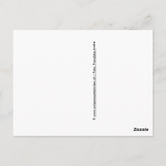 Eriz, Berner Oberland, Schweiz Postkarte (Rückseite)