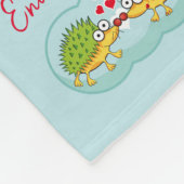 Erizos enamorados fleecedecke (Ecke)