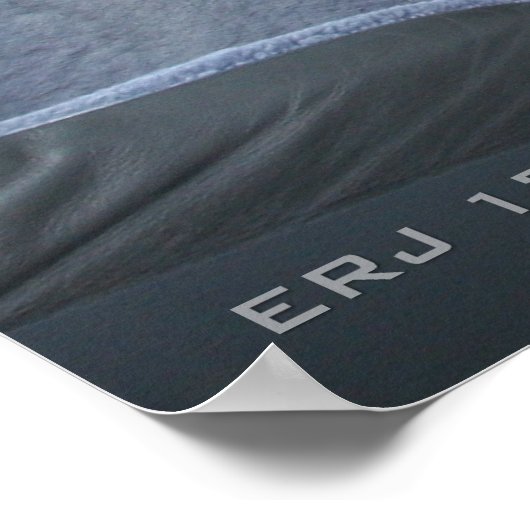 ERJ 175 Cockpit-Poster Poster (Ecke)