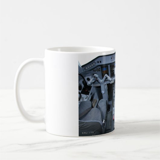 ERJ 175 Cockpit-Tasse Kaffeetasse (Links)