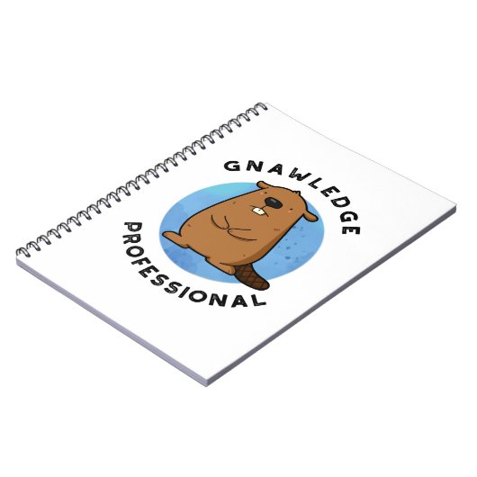 Erkenne Beruflichen Funny Beaver Pub Notizblock (Linke Seite)