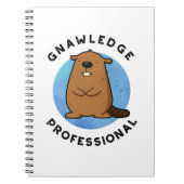 Erkenne Beruflichen Funny Beaver Pub Notizblock (Vorderseite)