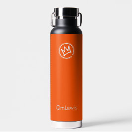ERKENNE DICH SELBST: Minimalistische Executive-Fla Trinkflasche