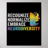 Erkennen der Normalisierung der Embrace Neurodiver Poster (Vorne)