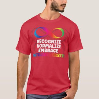 Erkennen der Normalisierung der Embrace Neurodiver T-Shirt