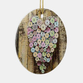 ERKENNEN IST MEINE LIEBE KERAMIK ORNAMENT (Rechts)