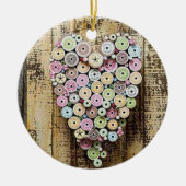 ERKENNEN IST MEINE LIEBE KERAMIK ORNAMENT (Vorne)