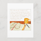 Erkennen von Erkennungs-Pastor Postkarte (Vorderseite)