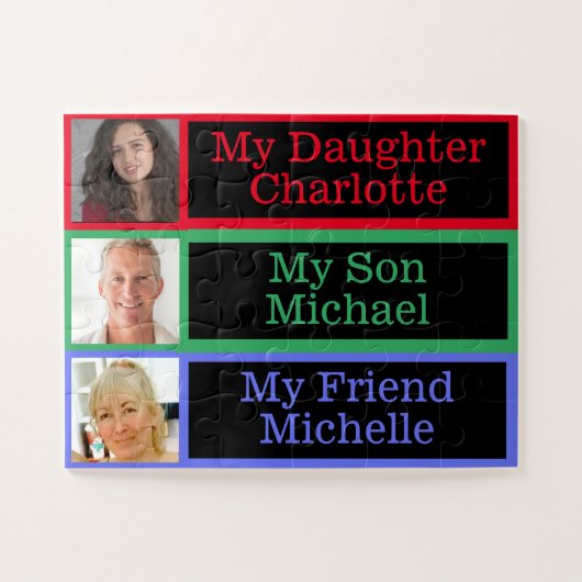 Erkennen von Fotos des Familiengedächtnisses Demen Puzzle (Horizontal)