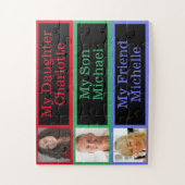 Erkennen von Fotos des Familiengedächtnisses Demen Puzzle (Vertikal)