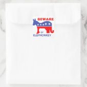 ERKENNTNIS VON ELEPHONKEY - Aktivismus/Libertarian Quadratischer Aufkleber (Tasche)