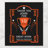 Erkennung von langen Anstellungen Weinetikett (Einzelnes Label)