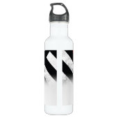 Erkennung von Mitarbeitern in der roten Linie des Edelstahlflasche (Rückseite)