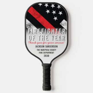 Erkennung von Mitarbeitern in der roten Linie des  Pickleball Schläger