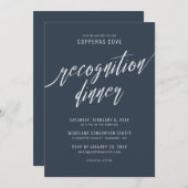 Erkennungsdinner Einladung (Vorne/Hinten)