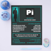 Erkennungslogo, Privatdetektiv-Ermittler Flyer (Einzeln)