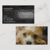 Erkennungsmarke-Schablonen-Visitenkarte Visitenkarte (Vorne/Hinten)