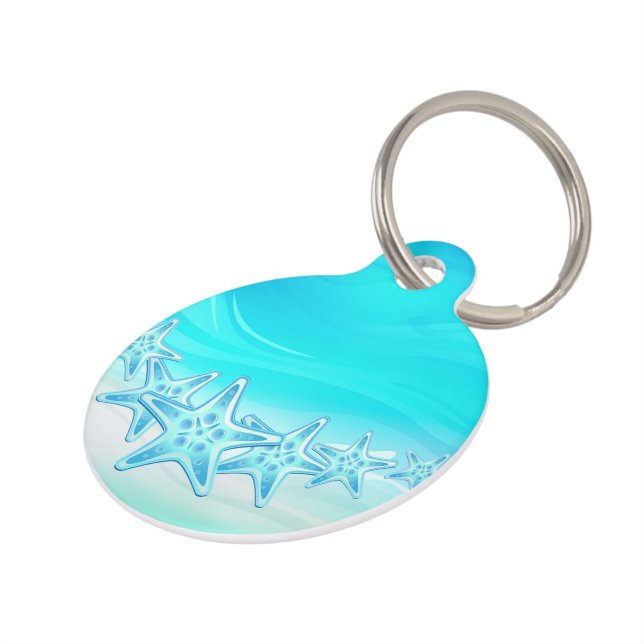 ErkennungsmarkeStarfish Tiernamensmarke (Seite)