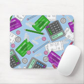 Erklären/Buchhalter-themenorientiertes Muster Mousepad (Mit Mouse)