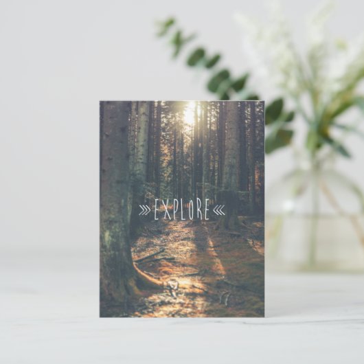 ERKLÄREN POSTKARTE (Stehend Vorderseite)