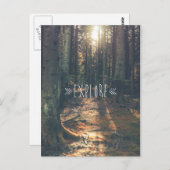 ERKLÄREN POSTKARTE (Vorne/Hinten)