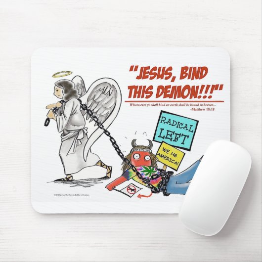 Erklären Sie geistige Kriegsführung! Mousepad (Mit Mouse)