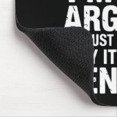 Erklären, warum es keine Strafe war - Eishockeyspi Mousepad (Ecke)