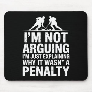 Erklären, warum es keine Strafe war - Eishockeyspi Mousepad