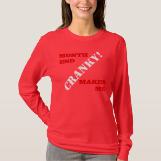 Erklärenu. Finanzmonatsende-Zustimmungs-Briefmarke T-Shirt